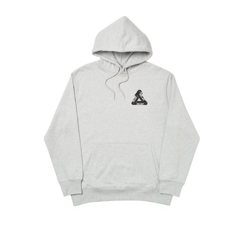 Palace TRI-WOBBLE HOOD GREY MARL - Colorway