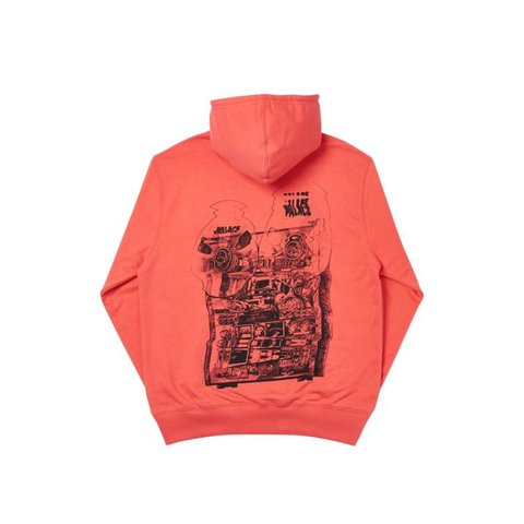 Palace TRI-WOBBLE HOOD LIGHT RED
