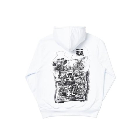 Palace TRI-WOBBLE HOOD WHITE