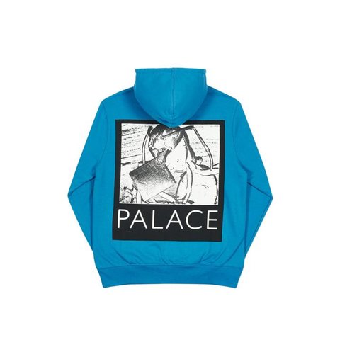 Palace CHIP HOOD BLUE