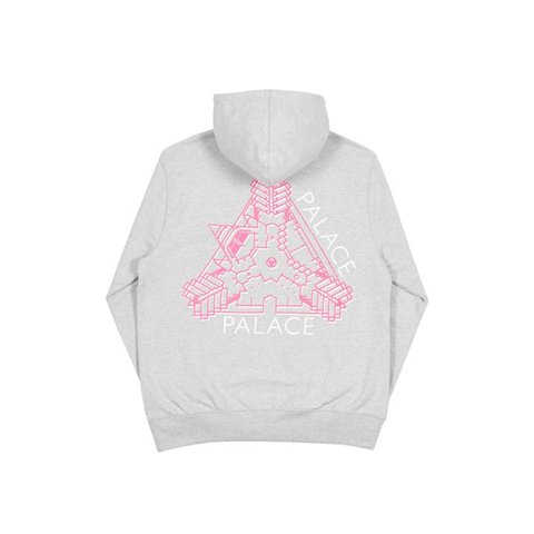 Palace K HEAD HOOD GREY MARL