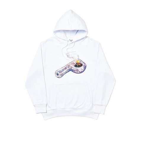 Palace MACHINE HOOD WHITE - Colorway