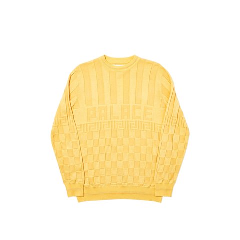 Palace RAISER KNIT YELLOW - Colorway