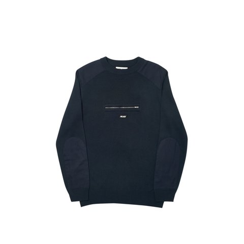 Palace QUART ZIP KNIT NAVY - Colorway