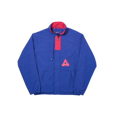 Palace SUPPLEX SHELL JACKET BLUE / CAYENNE - Colorway
