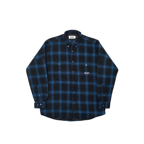 Palace THERMA YAK THINSULATE OVERSHIRT BLUE PLAID - Colorway
