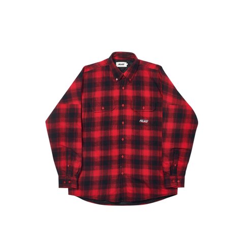 Palace THERMA YAK THINSULATE OVERSHIRT RED PLAID - Colorway