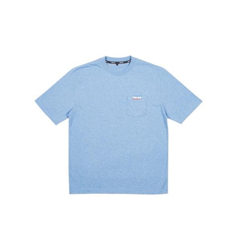 Palace BASICALLY A POCKET T-SHIRT CLASSIC BLUE MARL