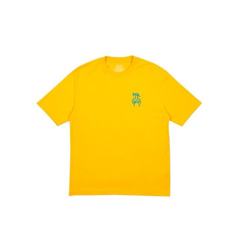 Palace FINGER UP T-SHIRT YELLOW