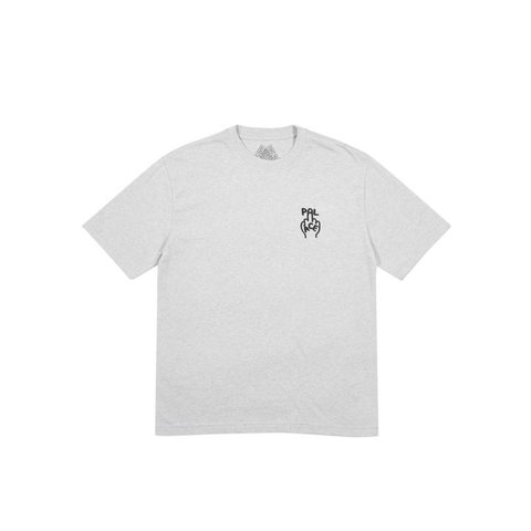 Palace FINGER UP T-SHIRT GREY MARL
