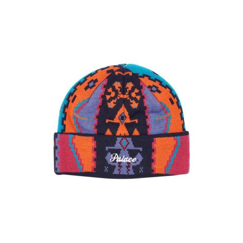 Palace P-ERSIAN BEANIE NAVY / ORANGE