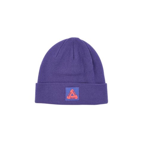 Palace TRIFERG PATCH BEANIE PURPLE