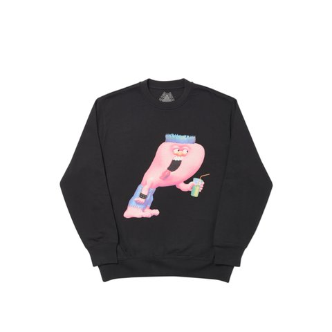 Palace BURB CREW BLACK - Colorway