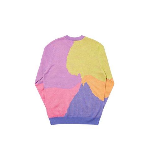 Palace WHIRL KNIT GREEN / YELLOW / PURPLE