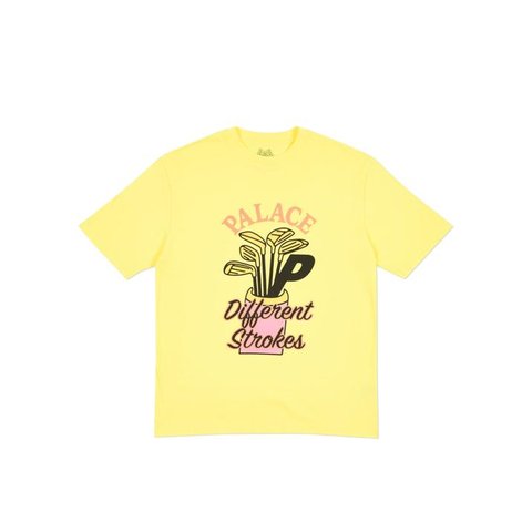 Palace DIF STROKES T-SHIRT LIGHT YELLOW
