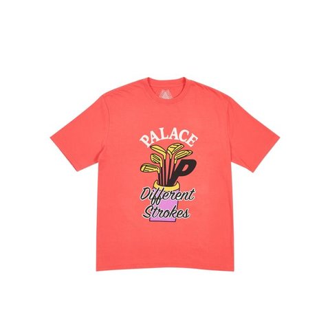 Palace DIF STROKES T-SHIRT LIGHT RED