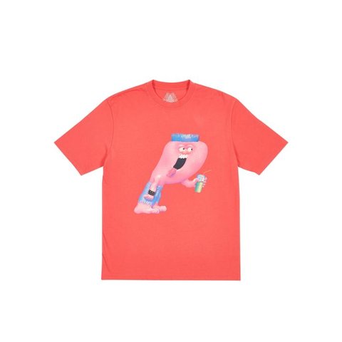 Palace BURB T-SHIRT LIGHT RED