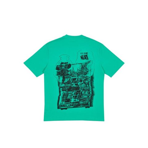 Palace TRI-WOBBLE T-SHIRT POOL GREEN