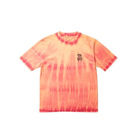 Palace FINGER UP T-SHIRT ORANGE TIE DYE
