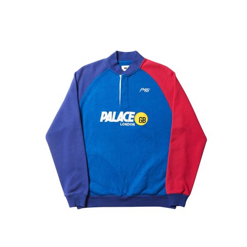 Palace P45-GB SWEAT BLUE - Colorway