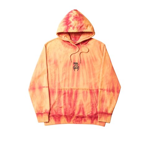Palace FINGER UP HOOD ORANGE TIE DYE - Colorway