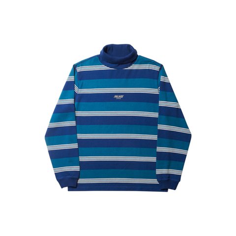 Palace STRIPED HIGH ROLLER TOP TEAL / WHITE / NAVY - Colorway