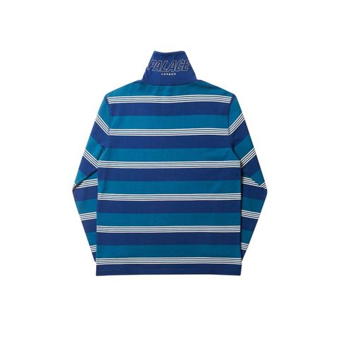 Palace STRIPED HIGH ROLLER TOP TEAL / WHITE / NAVY