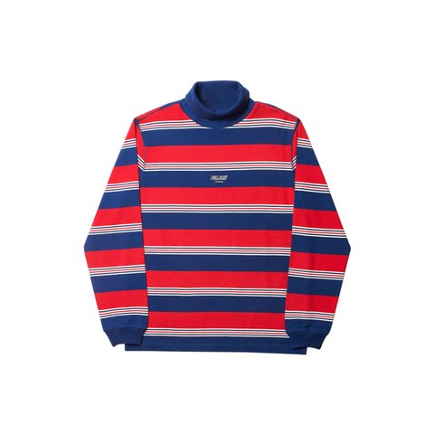 Palace STRIPED HIGH ROLLER TOP RED / WHITE / NAVY - Colorway