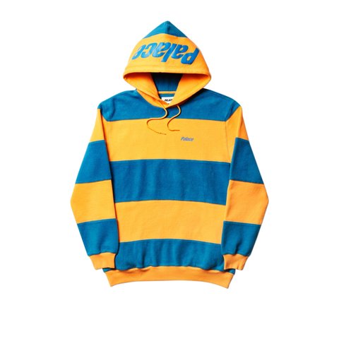 Palace BRUSHER HOOD BLUE / ORANGE - Colorway