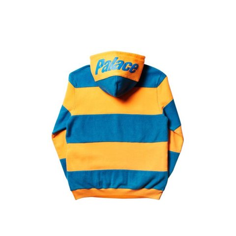 Palace BRUSHER HOOD BLUE / ORANGE
