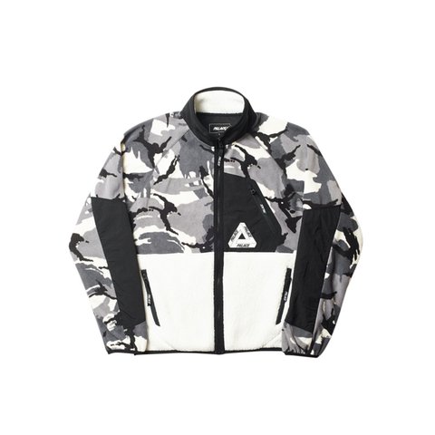 Palace P-SURGENT FLEECE JACKET WHITE DPM - Colorway
