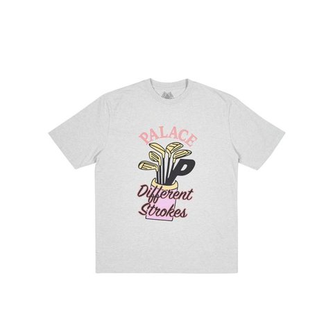 Palace DIF STROKES T-SHIRT GREY MARL