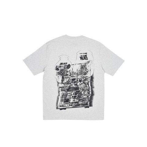 Palace TRI-WOBBLE T-SHIRT GREY MARL