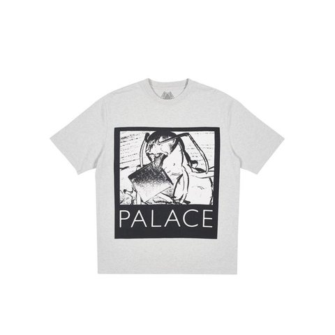 Palace CHIP T-SHIRT GREY MARL