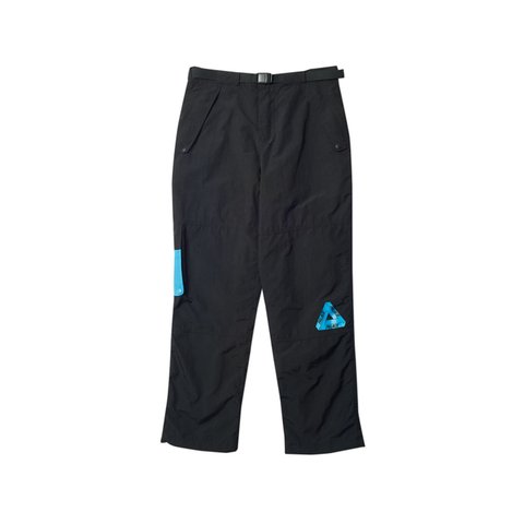 Palace SUPPLEX SHELL BOTTOMS BLACK / BLUE - Colorway