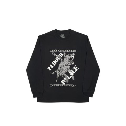 Palace 24 HOUR LONGSLEEVE BLACK