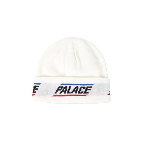 Palace 360 BEANIE WHITE