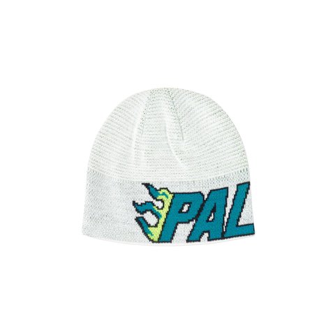 Palace FLAME-GRILL BEANIE WHITE - Colorway