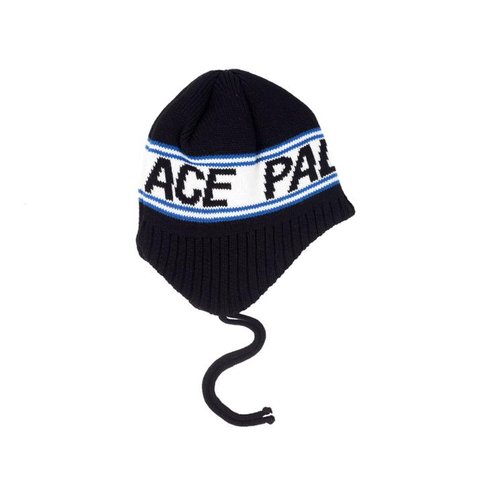 Palace FLAP ABOUT BEANIE BLACK