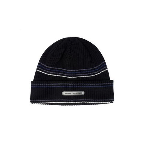 Palace RAZOR STRIPE BEANIE BLACK