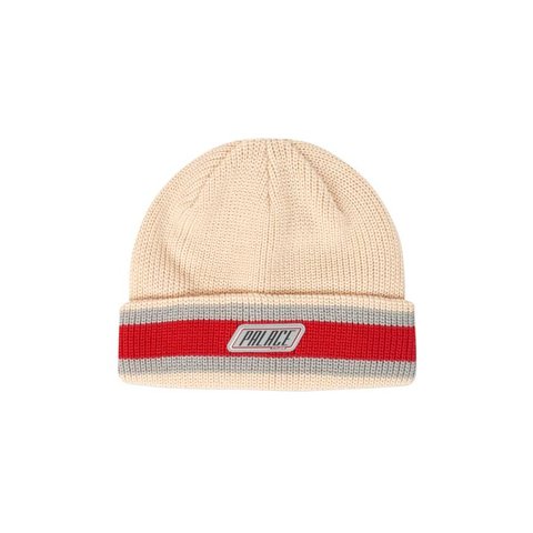 Palace STUFF KNIT BEANIE WHITE