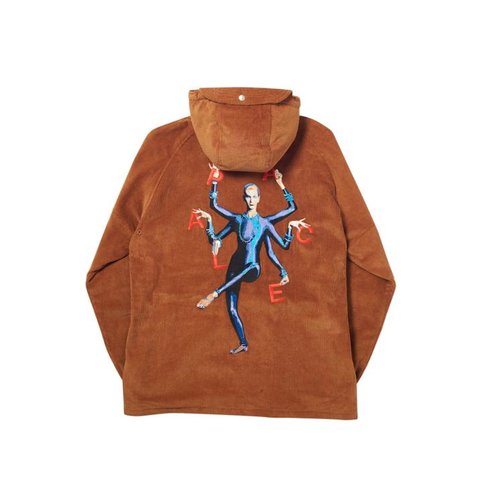 Palace HANDY CORD JACKET BROWN