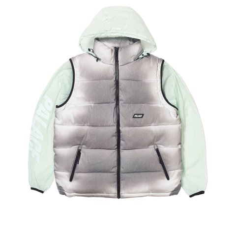 Palace REACTO PUFF ZIP OFF JACKET BLACK - Colorway