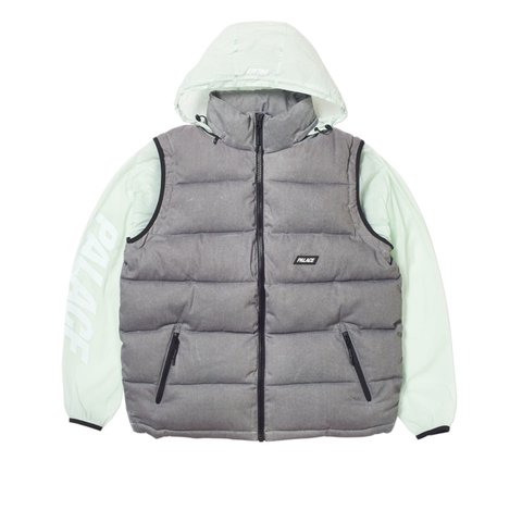 Palace REACTO PUFF ZIP OFF JACKET BLACK - Colorway