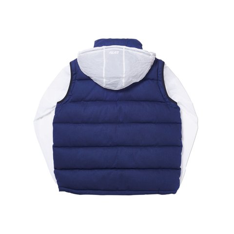 Palace REACTO PUFF ZIP OFF JACKET BLUE - Colorway