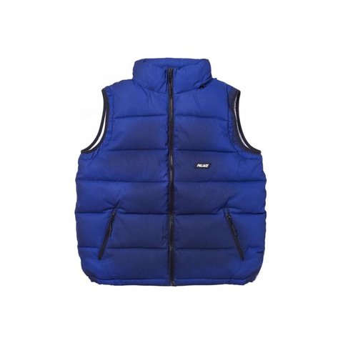 Palace REACTO PUFF ZIP OFF JACKET BLUE