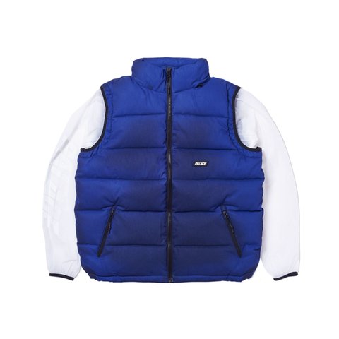 Palace REACTO PUFF ZIP OFF JACKET BLUE - Colorway