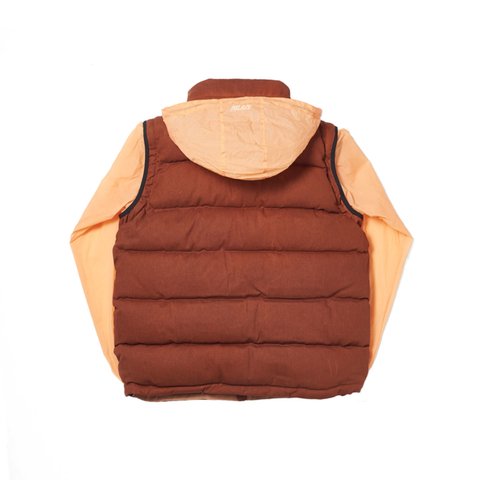 Palace REACTO PUFF ZIP OFF JACKET ORANGE - Colorway