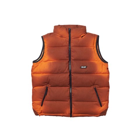 Palace REACTO PUFF ZIP OFF JACKET ORANGE - Colorway