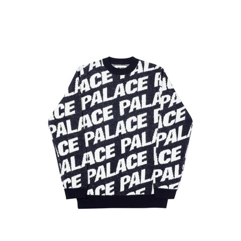 Palace TONER KNIT BLACK - Colorway
